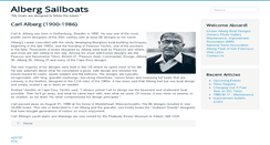 Desktop Screenshot of albergsailboats.org